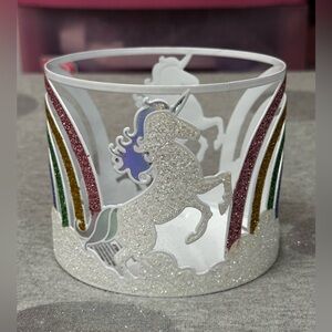 Bath & Body Works Rainbow Unicorn 3 Wick Candle Holder